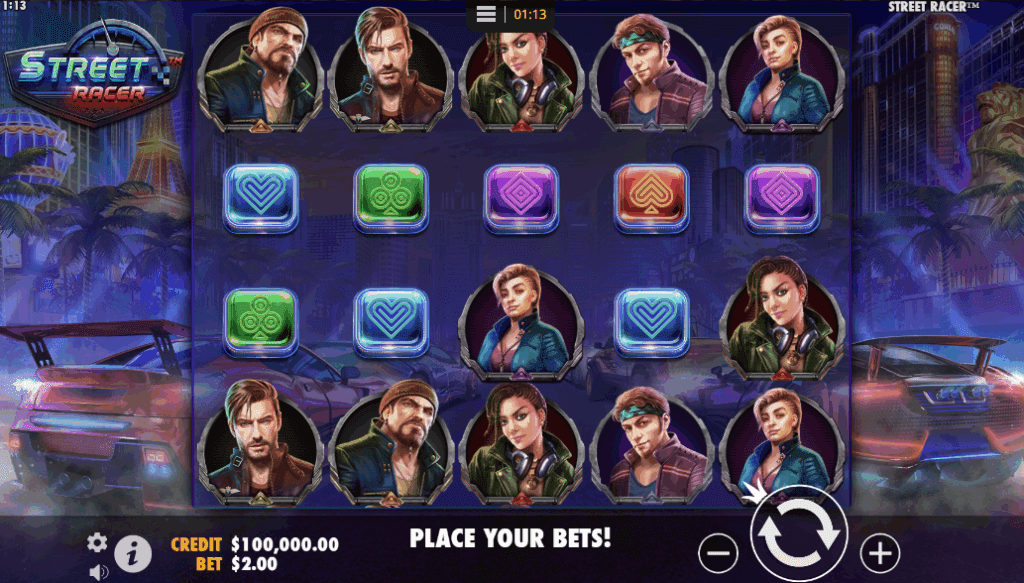 street racer slot playing